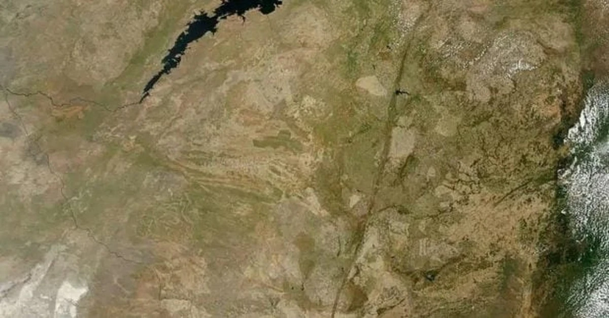 Naukowcy NASA pokazali z kosmosu gigantyczny skarb geologiczny Ziemi. Potężna struktura ma 2,5 miliarda lat.