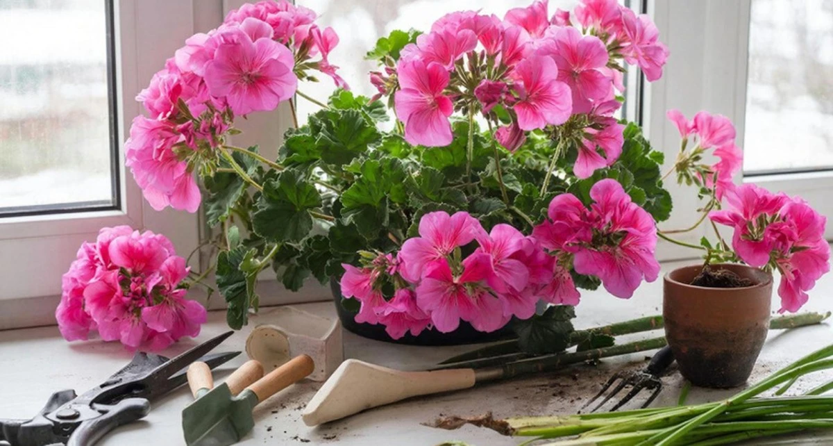 Geranium potrzebuje Twojej interwencji. Szybka procedura w lutym, by latem zakwitła obficie