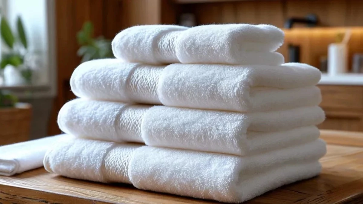 Domowy trik z 1 szklanką octu, by Twoje ręczniki znów były puszyste jak z hotelu
