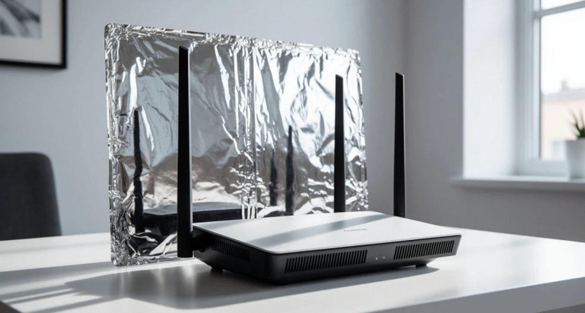 Dlaczego doświadczeni użytkownicy Wi-Fi umieszczają folię aluminiową za routerem