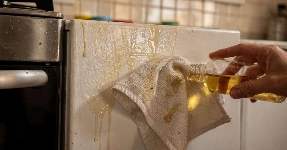 Tłusty osad na szafkach kuchennych? Domowy sposób, który przywróci im blask