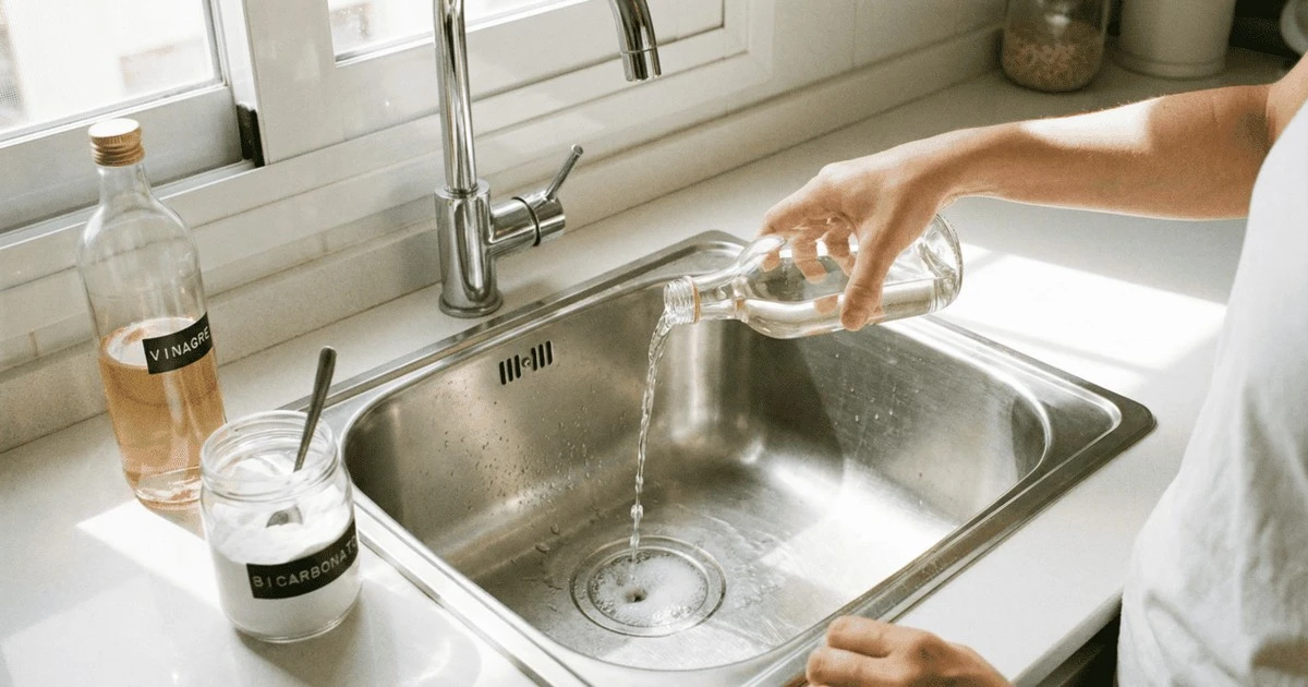 Sposób na zatkaną kuchnię: jak udrożnić zlew w 5 minut bez chemii?