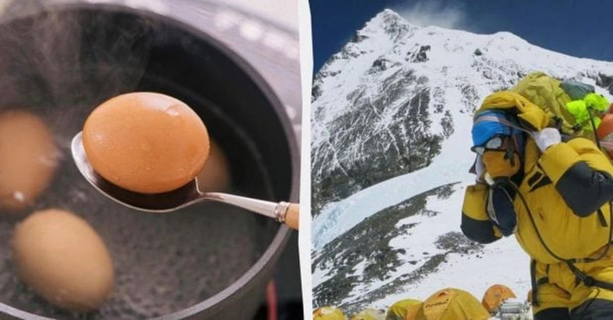 Dlaczego jajka nie ugotują się na szczycie Mount Everest – odpowiedź naukowców