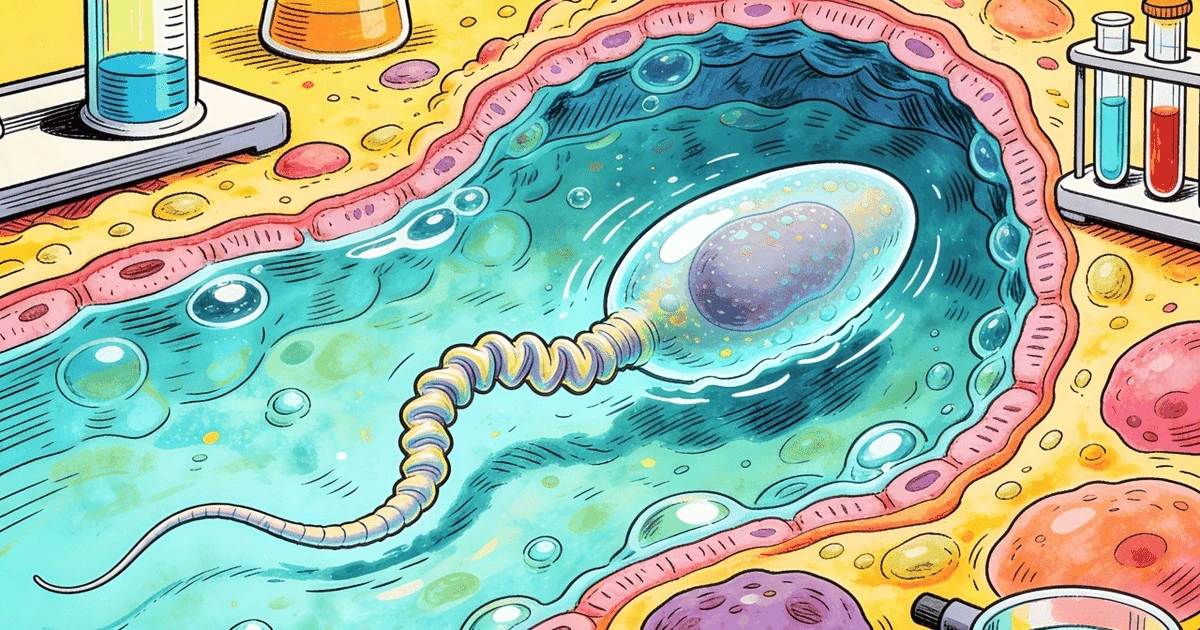 Spermatozoid wbrew fizyce: naukowcy odkryli, jak komórka ignoruje prawa Newtona