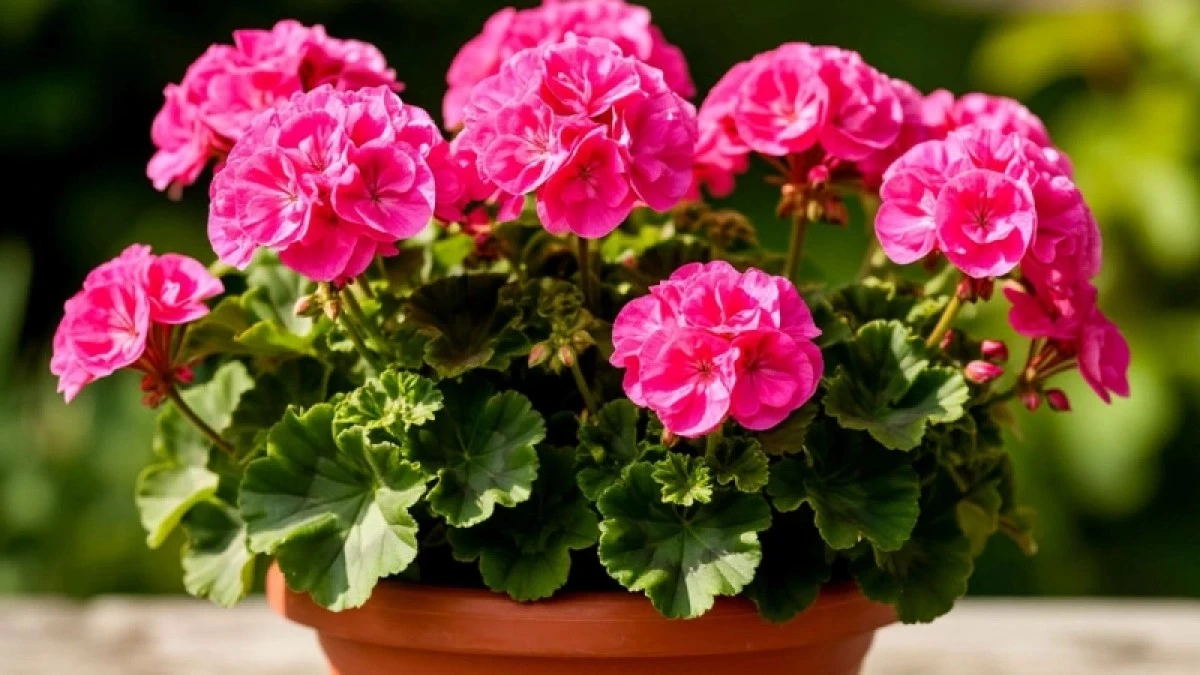 Tabletką z apteczki dla geranium? Ten prosty trik sprawi, że będą kwitnąć cały sezon