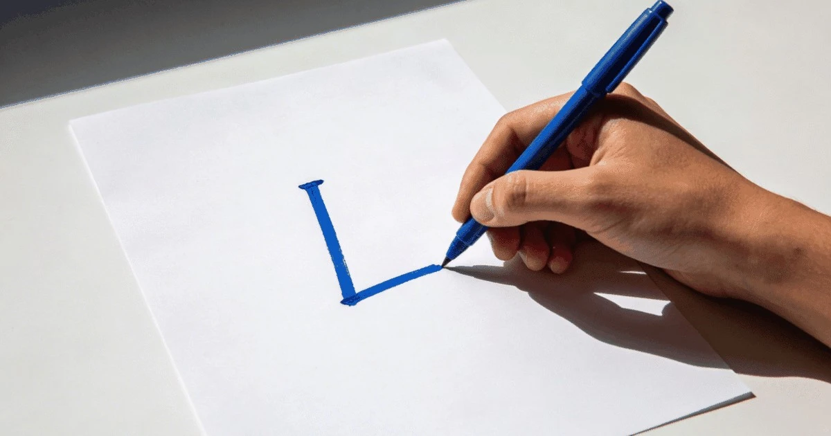Jak najinteligentniejsi ludzie piszą literę L? Odpowiedź zdradza grafologia