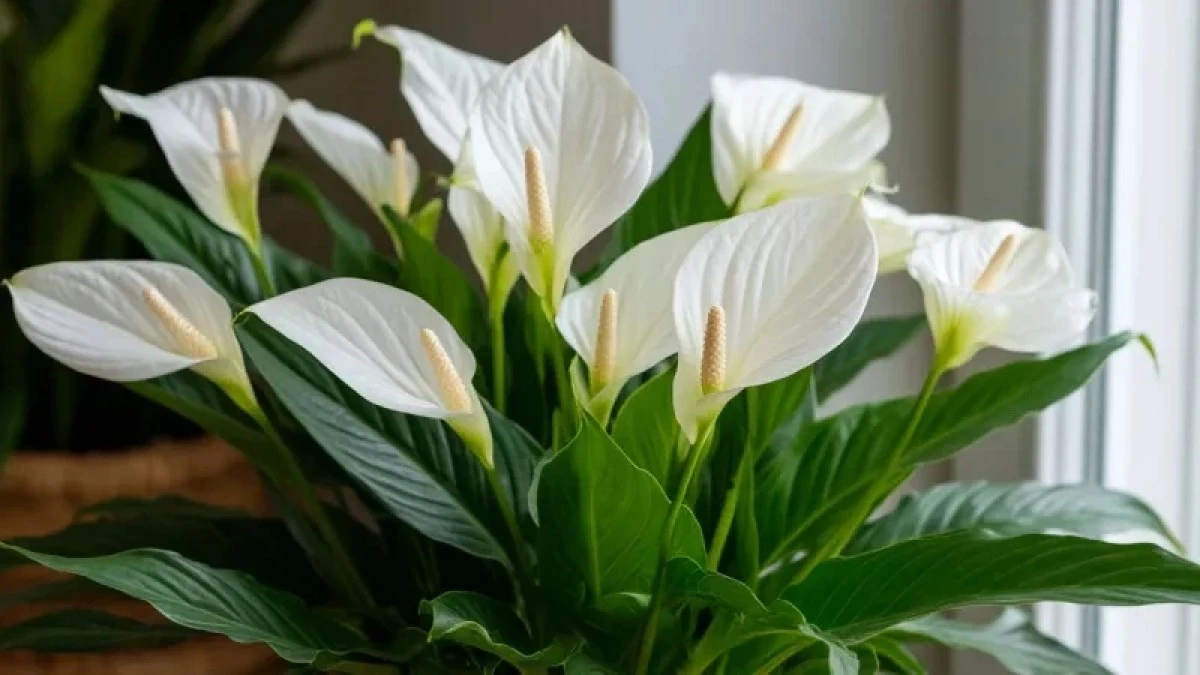 Sztuczka z łyżką wody dla spathiphyllum: пышное цветение до самой осени