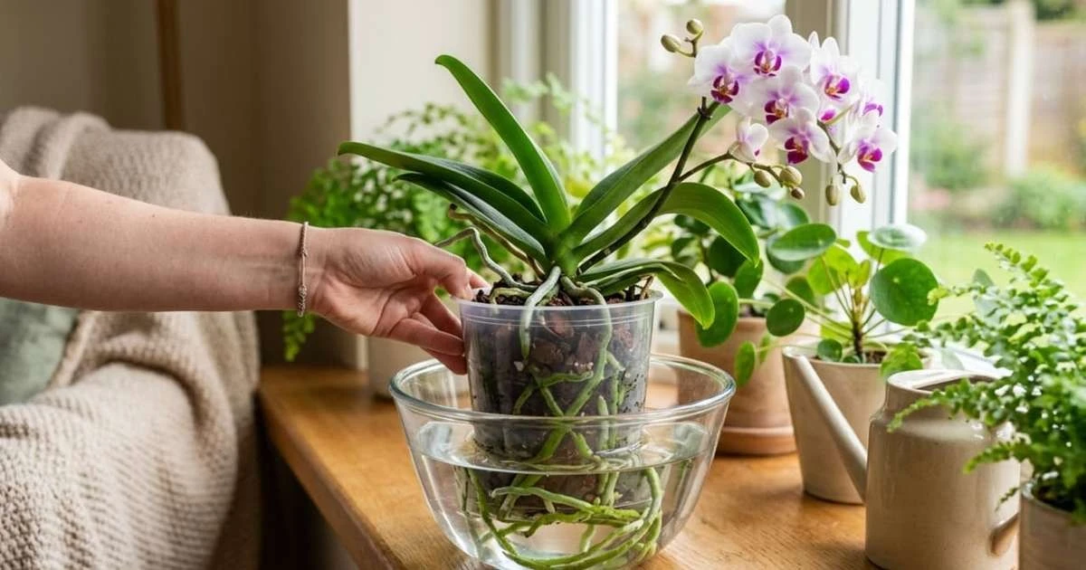 Orchids thrive: Immerse them this way for weeks of blooms and rot-free roots